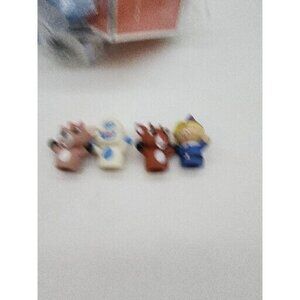 Lot of 4 Rudolph the Red Nose Reindeer Rubber Finger Puppets Hermie Snow Monster